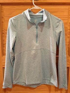 Layer 8 Heather Sky Blue Quarter-Zip Pullover
